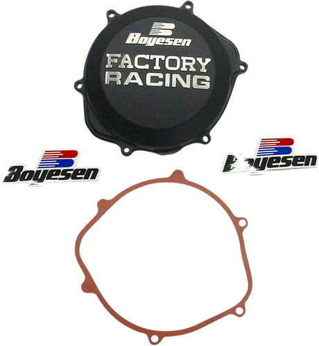 Boyesen Clutch Cover Black for Honda CC-06B with Race Performance Style