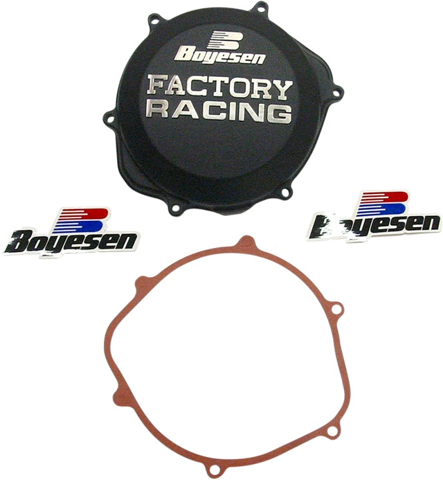 Boyesen Clutch Cover Black for Honda CC-06B with Race Performance Style