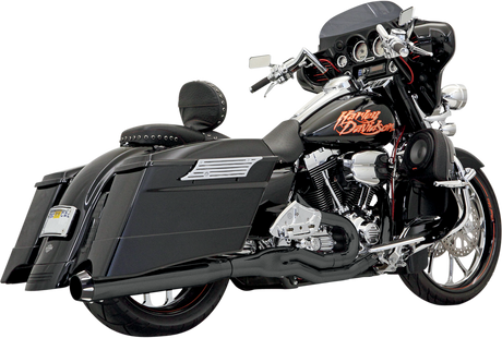 BASSANI XHAUST B1 2:1 Exhaust - Black FLH-777B