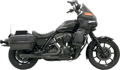 BASSANI XHAUST Road Rage 2:1 Exhaust - Black - FXR 1FXRFB