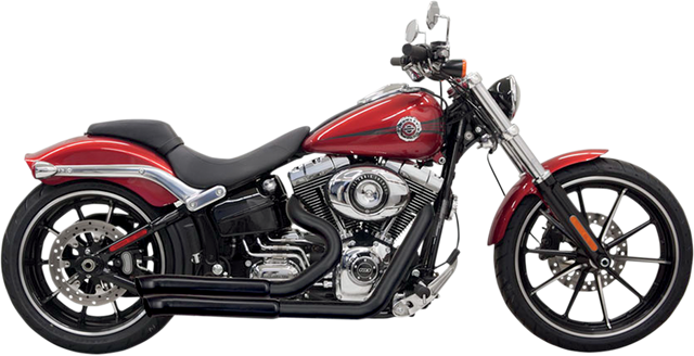 BASSANI XHAUST Pro Street Exhaust - Black 1S33DB