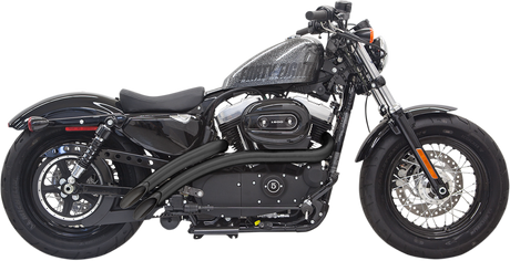 BASSANI XHAUST Radial Sweepers Exhaust System - Black - XL 1X2FB