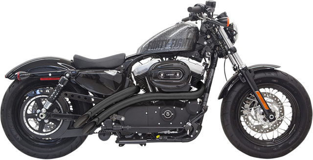BASSANI XHAUST Radial Sweepers Exhaust System - Black - XL 1X2FB