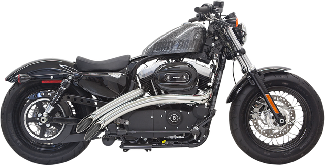 BASSANI XHAUST Radial Sweepers Exhaust System - Chrome - XL 1X2FC