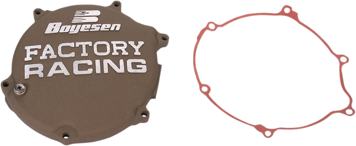 BOYESEN Magnesium Clutch Cover for Kawasaki CC-11AM - Lightweight Race Performance