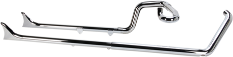 BASSANI XHAUST True Duals Exhaust System with Fishtail Mufflers - 36" - Softail 1S26E-36
