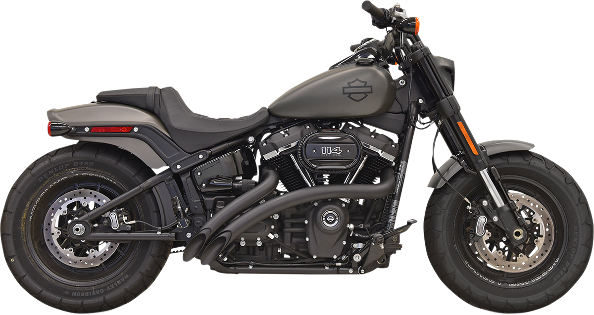 BASSANI XHAUST Radial Sweepers Exhaust System - Black 1S21FB