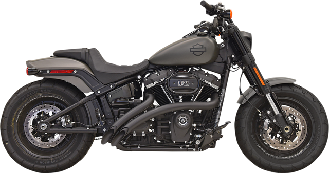 BASSANI XHAUST Radial Sweepers Exhaust System - Black 1S21FB