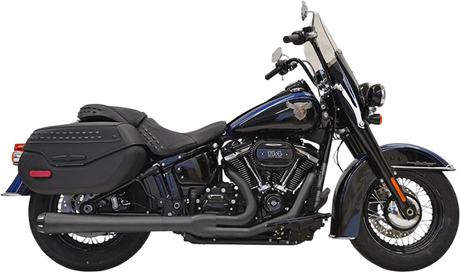BASSANI XHAUST 2-into-1 Road Rage Exhaust System - Black 1S91RB