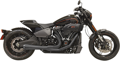 BASSANI XHAUST 2-into-1 Road Rage Exhaust System - Black 1S94RB