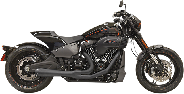 BASSANI XHAUST 2-into-1 Road Rage Exhaust System - Black 1S94RB