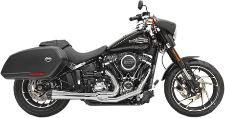BASSANI XHAUST 2-into-1 Road Rage Exhaust System - Chrome 1S81R