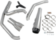 BASSANI XHAUST 2-into-1 Road Rage Exhaust System - Chrome 1S94R