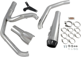 BASSANI XHAUST 2-into-1 Road Rage Exhaust System - Chrome 1S94R