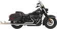 BASSANI XHAUST Fishtail Exhaust without Baffle - 39" 1S96E-39