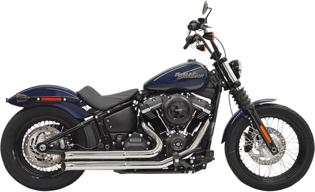 BASSANI XHAUST Pro Street Exhaust - Chrome 1S35D
