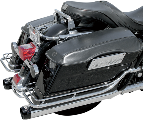 BASSANI XHAUST 4" Quick Change Series Slip-On Mufflers - Chrome - FL '95-'16 1F740