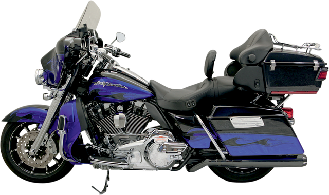 BASSANI XHAUST B1 Pseudo Muffler - Black - FL '09 - '16 1F59RB