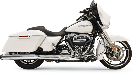 BASSANI XHAUST 4" Quick Change Series Slip-On Mufflers - Chrome 1F742