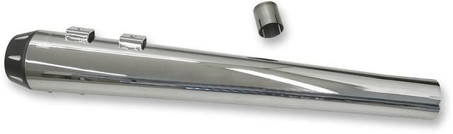 BASSANI XHAUST 2:1 Muffler - Chrome - Megaphone 1F17R