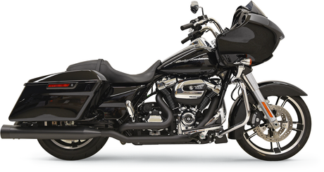 BASSANI XHAUST True-Dual Down Under Headpipes - Black - M8 11525A