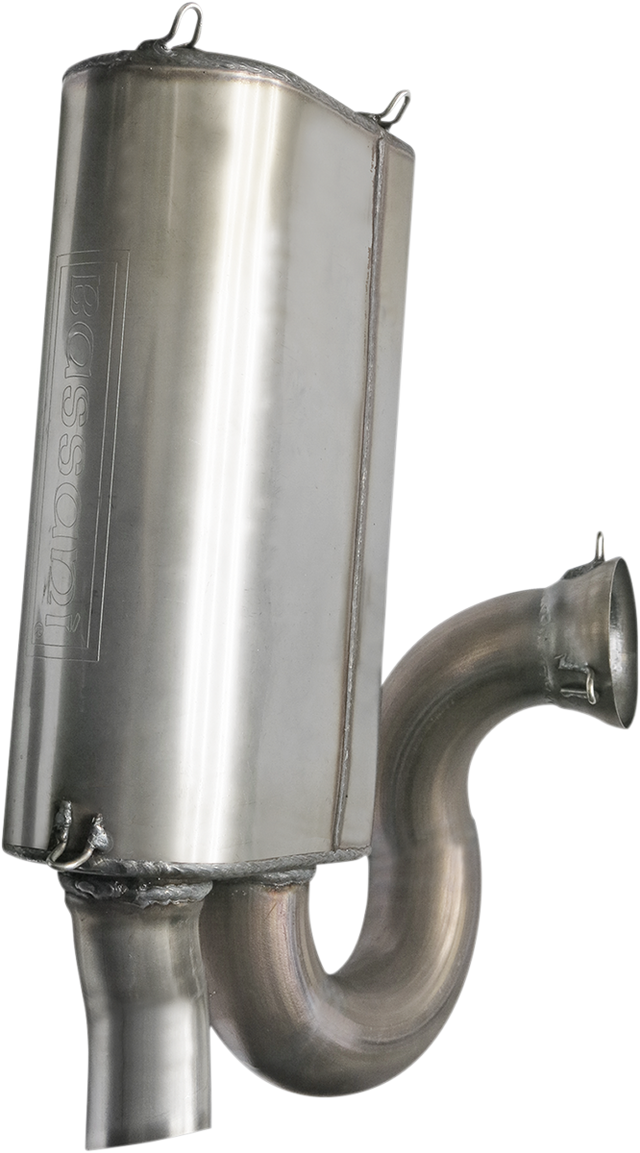 BASSANI XHAUST Muffler - Stainless Steel - Slingshot 6S17
