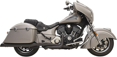 BASSANI XHAUST True Dual Exhaust - Black 8C16BSB