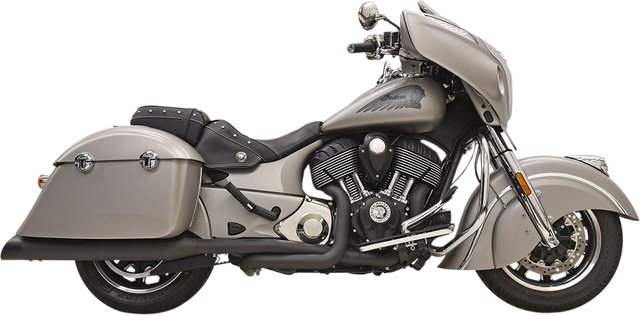 BASSANI XHAUST True Dual Exhaust - Black 8C16BSB