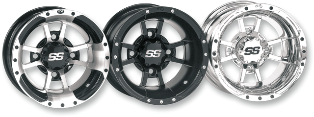 ITP Wheel - SS112 Sport - Front - Black - 10x5 - 4/144 - 3+2 1028334536B