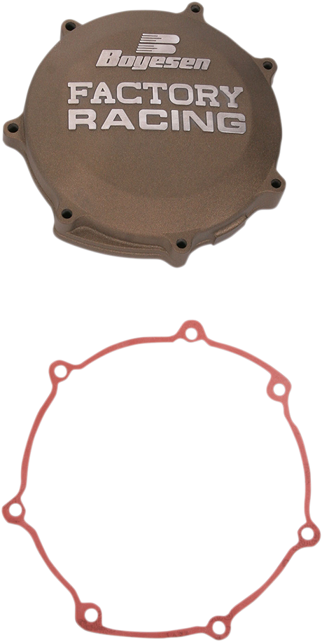 BOYESEN Clutch Cover for Yamaha CC-38M - Magnesium Performance Part with Leak-Free Seal and Weather-Resistant Finish