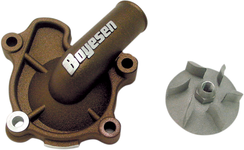 BOYESEN Magnesium Water Pump Cover and Impeller Kit for Honda WPK-07M – Enhanced Cooling Performance