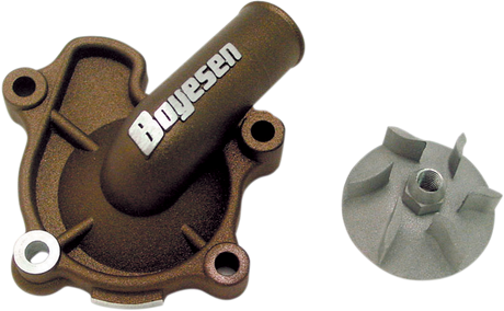 BOYESEN Magnesium Water Pump Cover and Impeller Kit for Honda WPK-07M – Enhanced Cooling Performance