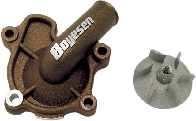 BOYESEN Magnesium Water Pump Cover and Impeller Kit for Honda WPK-07M – Enhanced Cooling Performance