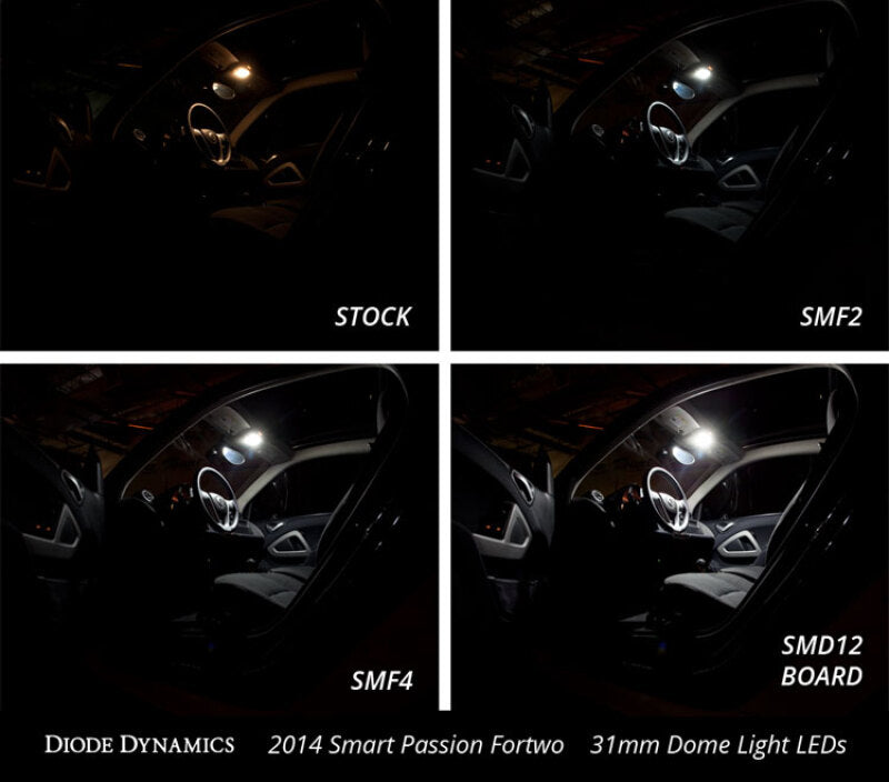 Diode Dynamics 36mm SMF2 LED Bulb - Red (Single)