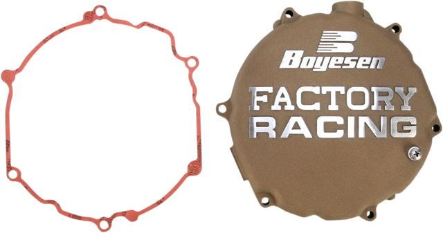 BOYESEN Magnesium Clutch Cover for Kawasaki CC-12CM – Lightweight Race Performance Enhancement