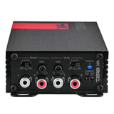DS18 X4 4-Channel Class D Amplifier - 220W RMS at 4 Ohm, Compact Design for Car Audio Systems