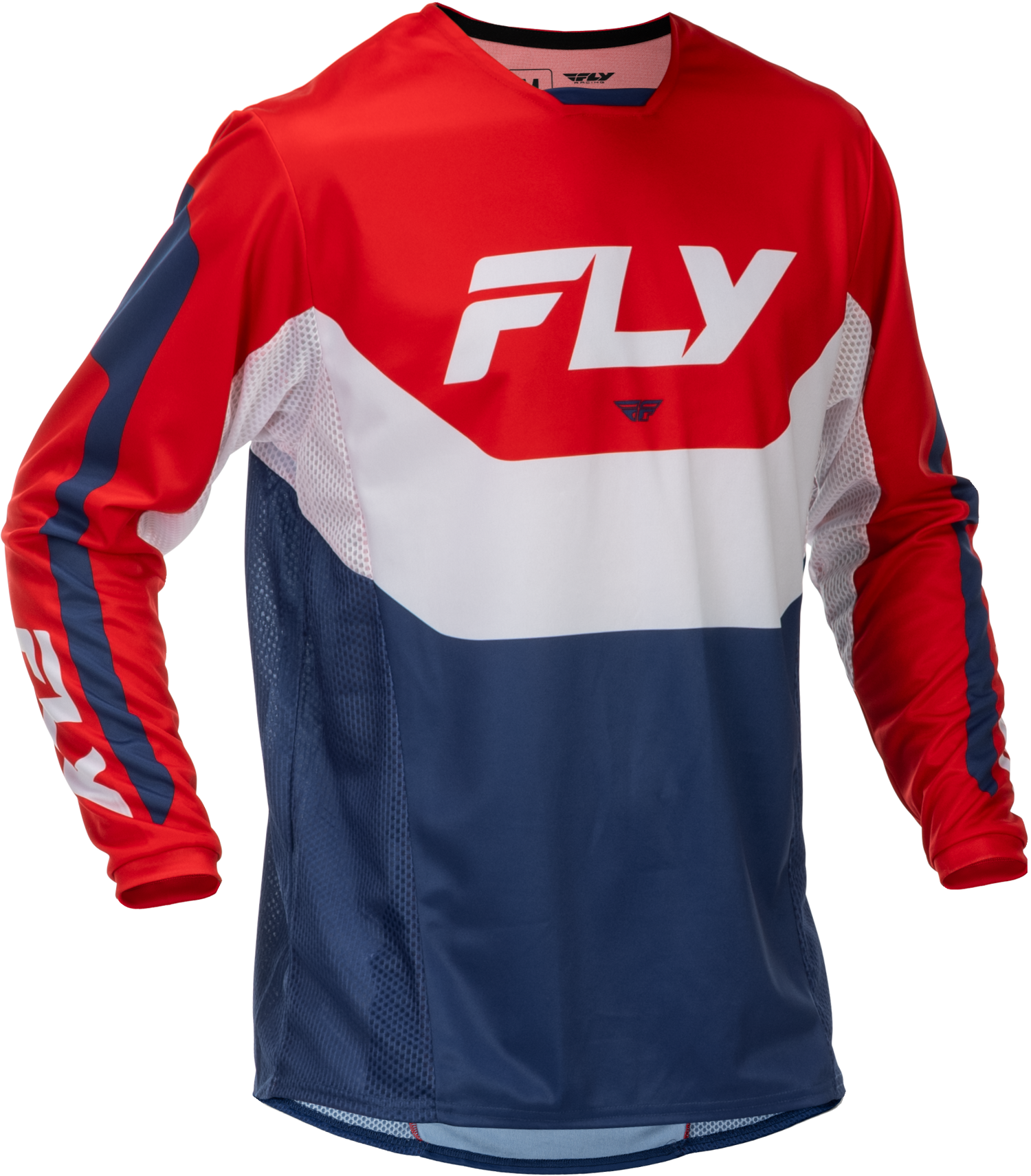 Fly Racing Kinetic Jersey Red/White/Blue Small for Motocross and Off-R ...