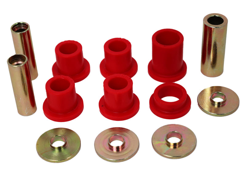 Energy Suspension 8.10106R Rack and Pinion Bushing Set for 2005-2013 Toyota Tacoma - Performance Polyurethane, Red