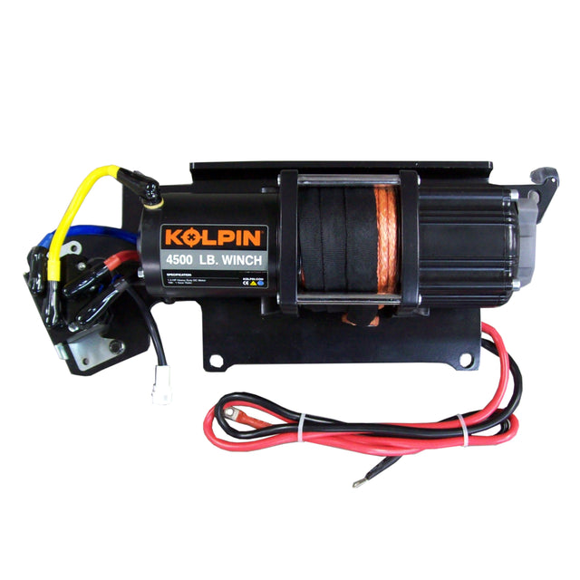 KOLPIN Quick Mount Winch Kit 4500 Synthetic Rope for ATV and UTV