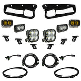 Baja Designs 448179 SAE Pro Fog Pocket Light Kit for Ford Bronco (2021-2022) with Steel Bumper, Amber Lens