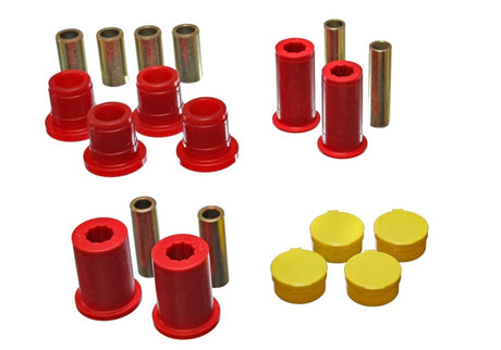 Energy Suspension 5.3122R Red Front Control Arm Bushing Set for 1999-2001 Dodge Durango & 2001 Dodge Dakota