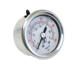 Turbosmart FPR Gauge 0-100 psi Liquid Fill for Fuel Pressure Regulation