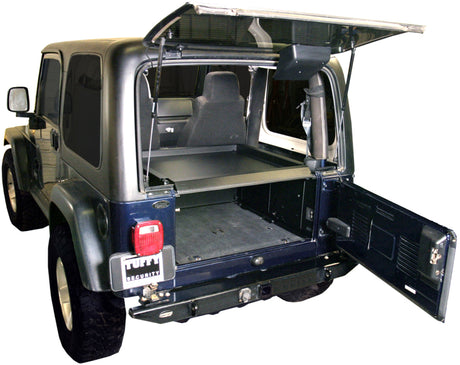 Tuffy Products Security Deck Enclosure for Jeep Wrangler YJ & TJ – 1987-2006, Black Part #240-01