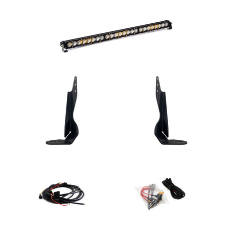 Baja Designs 2020+ GMC Sierra 2500/3500 30-inch Grille LED Light Bar Kit S8 Driving Combo