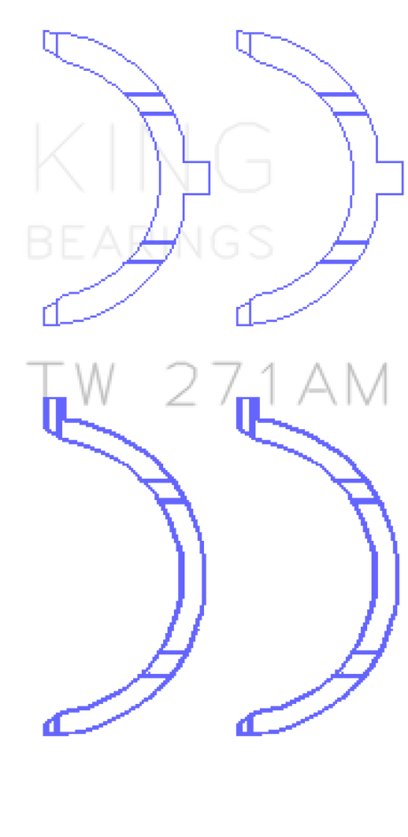 King Engine Bearings Nissan VQ20DE/VQ25DD/VQ25DE/VQ30DD/VQ30DE/VQ30DET/VQ35DE Thrust Washer Set