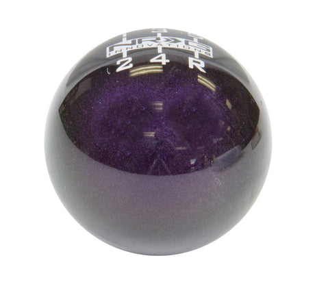 NRG Universal Ball Style Shift Knob - Heavy Weight 480G / 1.1Lbs. - Green/Purple (5 Speed)