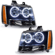 Oracle 07-13 Chevrolet Avalanche Pre-Assembled SMD Headlights - White