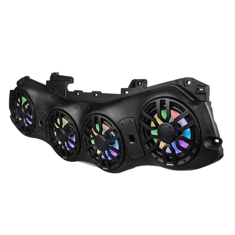 DS18 JL24-SBAR/BKLD Overhead Soundbar with Speakers and LEDs for Jeep JL, JLU, and JT 2024+ Models