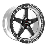 Weld S71 15x10.33 Inch Black Single Beadlock MT Wheel with 5x4.75 Bolt Pattern and 7.5 Inch Backspacing