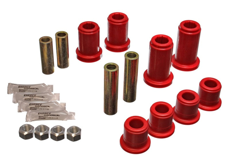 Energy Suspension 3.3185R Control Arm Bushing Set for 2010 GMC Sierra 2500 HD & 3500 HD, Chevrolet Silverado 2500 HD & 3500 HD - Front & Rear Fitment
